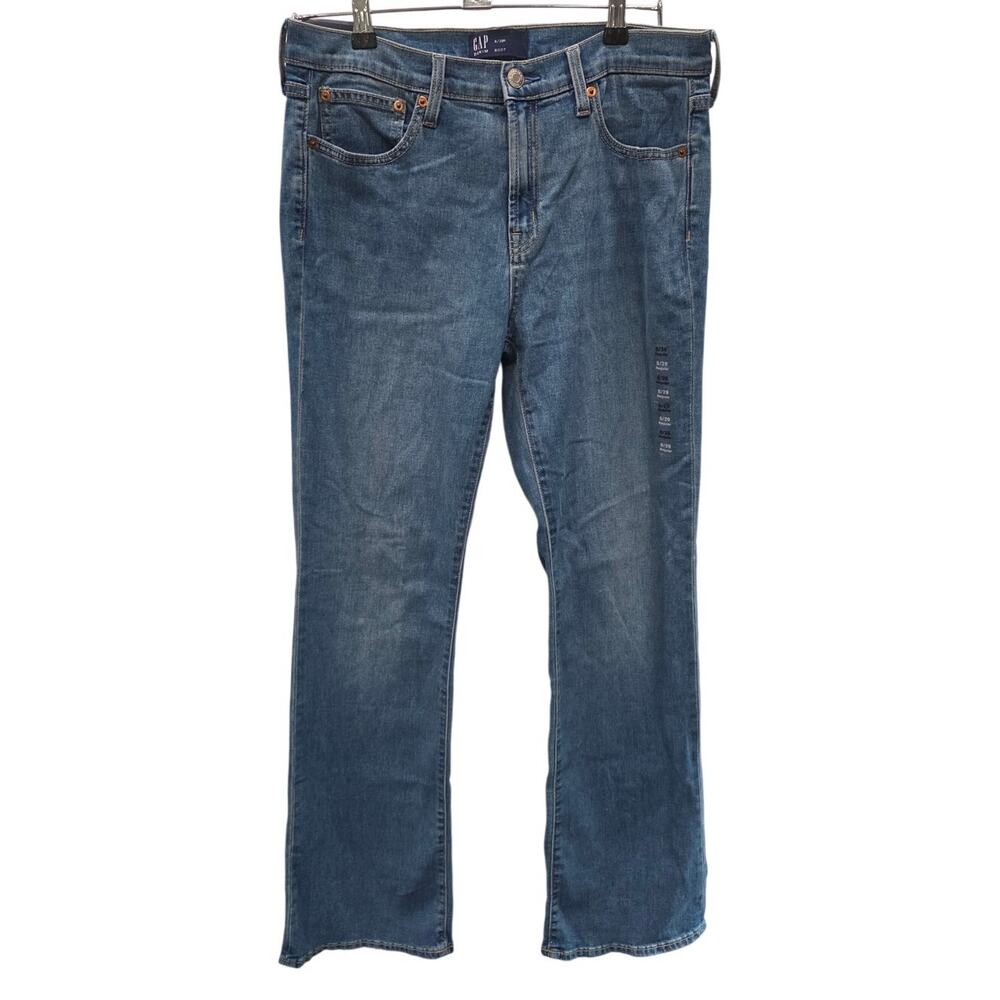 GAP Women’s Bootcut Jeans 8/29 Regular Mid Rise Stretch Medium Wash NWT